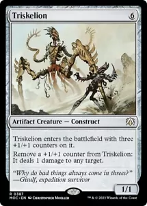TRISKELION Magic The Gathering casi nuevo-m Commander March of The Machine 1 raro - Imagen 1 de 1