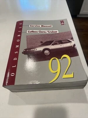 1992 Oldsmobile Cutlass Ciera Cruiser manual de reparo de serviço de fábrica - Imagem 1 de 4