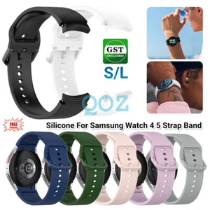 Silicone Strap Band For Samsung Galaxy Watch 4/5/5Pro 45/44/40mm/Classic 42/46mm - Picture 1 of 21
