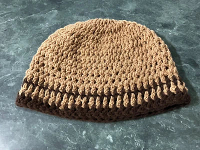 HECHO A MANO ÚNICO Ganchillo a Mano Bohemio Festival Gorro Gorra Talla Única Foto 1 de 4