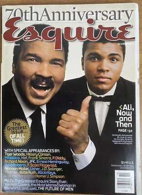 ESQUIRE Magazine 70TH Anniversary Issue October 2003 MUHAMMAD ALI COVER Foto 1 de 4