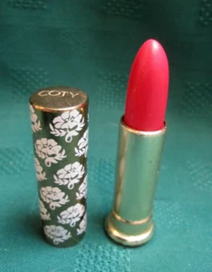 VINTAGE SAMMLERSTÜCK ORIGINAL COTY 24 CREME LIPPENSTIFT NOS SCHARLACHROT - Bild 1 von 10