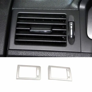 Silver Titanium Air Conditioning Air Outlet Vent Trim For Benz 2007-2014 C-Class - Foto 1 di 6