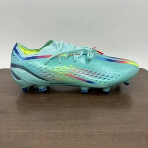 Adidas Men 11.5 X SPEEDPORTAL.1 SOFT GROUND BOOT/SOCCER CLEATS Clear Aqua GW8442 - Picture 1 of 8