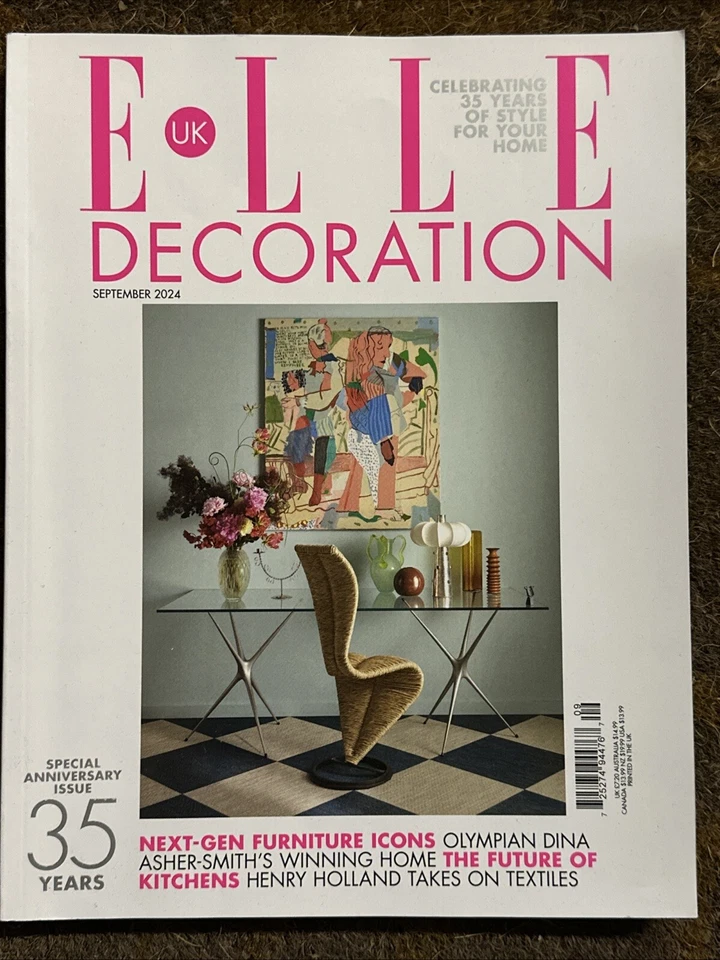 ELLE DECORATION UK Magazine SEPTEMBER 2024 Special 35 Yrs Annv Issue 379 - Image 1 of 1