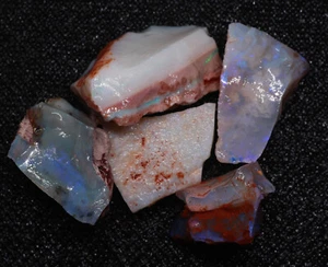 Australia Natural COOBER PEDY LIGHT BASE OPAL Specimen Rough Lot 125.00cts - Bild 1 von 7