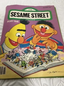 CTW Sesame Street Magazine Story Time October, 1982 - Picture 1 of 8