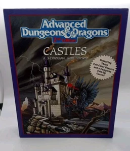 1990 AD&D 2° edizione Castles Box Set 1056 TSR Advanced Dungeons & Dragons Completo - Foto 1 di 16