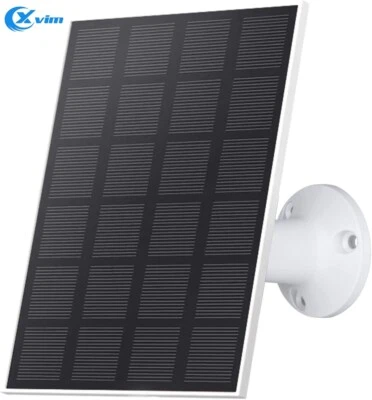 XVIM Solar Panel 6V Type-C Solar Panel Waterproof 9.8ft Cable for Security Camera