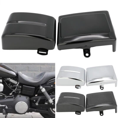ABS Battery Side Cover For Harley Dyna Low Rider Fat Bob Switchback Super Glide Foto 1 de 3