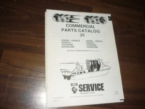OMC Evinrude Parts Catalog 25 Models. Teilekatalog OMC 1990 - Bild 1 von 1