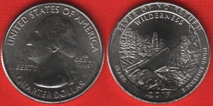 USA Quarter (1/4 dollar) 2019 D or P mint "River of No Return, Idaho" UNC - Picture 1 of 2