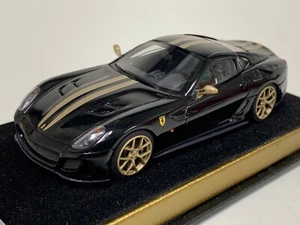 1/43 Looksmart Ferrari 599 GTO 2010 Black with Gold Strip and wheels - Picture 1 of 11