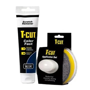 T-Cut Scratch Remover Color Fast Paint Restorer - Blue - 150g + Wax Applicator - Picture 1 of 10