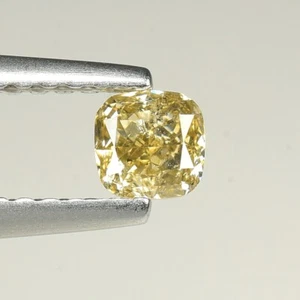 IGEC Certified 0.31cts Light Brown Cushion Natural Loose Diamond "SEE VIDEO" - Picture 1 of 2