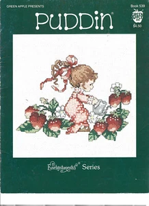 Puddin Enchantments Series Cross Stitch Chart Book Green Apple Book 539 - Picture 1 of 1