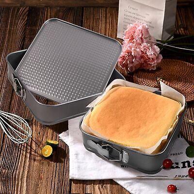Cake Pan Non-Stick Coating Heat Conduction Time-saving Pastry Mould Square • 13.99£