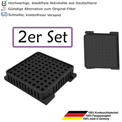 KF3D 2x Filter passend für Liebherr FreshAir Aktivkohlefilter 9882460 9882429 9096989