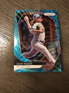 2020 Panini Prizm-Teal Wave Refractor-Josh Hader #107-Mint - Picture 1 of 2