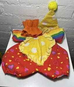 Vestito bambola pagliaccio bambino pagliaccio toppa cavolo vintage - Foto 1 di 3
