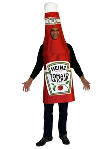 Heinz Classic Ketchup Sauce Condiment Food Funny Unisex Adult Mens Costume - Picture 1 of 3