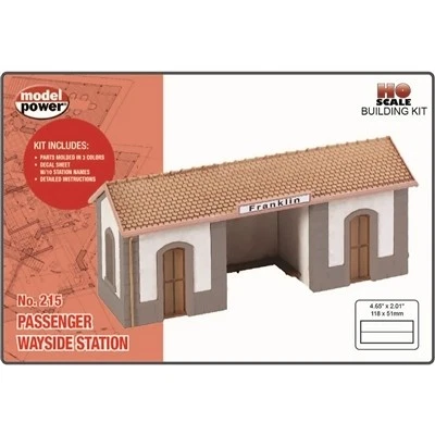 Model Power 215 HO Passenger Wayside Station Building Kit - Image 1 of 1