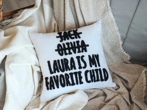 Lustiger Mama Kissenbezug, personalisiertes Punch Nadelkissen, Muttertag Geschenkidee - Bild 1 von 8