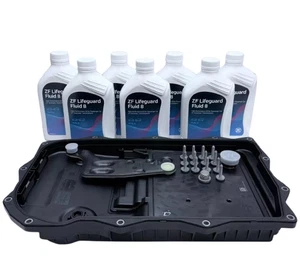 LANDROVER 8HP70 8 SPEED ELECTRIC/HYBRID AUTO TRANSMISSION SUMP PAN FILTER 7L OIL - Picture 1 of 10