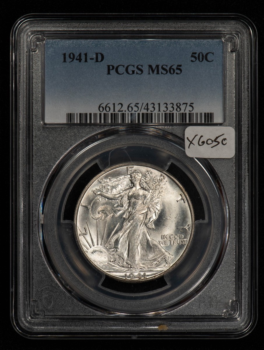 アメリカ合衆国　1941　1/2ダラー銀貨　ウォーキングリバティ MS65 アメリカ合衆国 1941 1/2ドル銀貨 ウォーキングリバティ