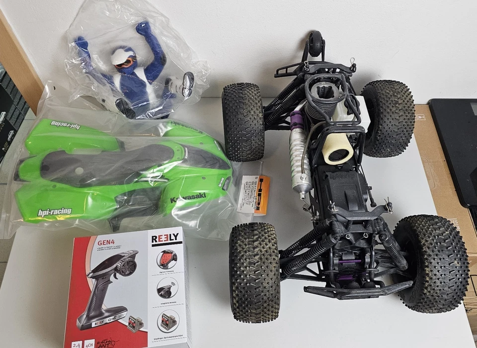HPI Savage Quad Kawasaki KFX700 X4.6 BigBlock Monstertruck 4x4 1:8 (Verbrenner) - Bild 1 von 4