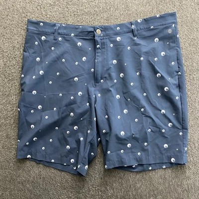 Adidas Shorts Mens Size 40 Blue Ultimate 365 Stretch Golf Ball All Over Print - Image 1 of 4