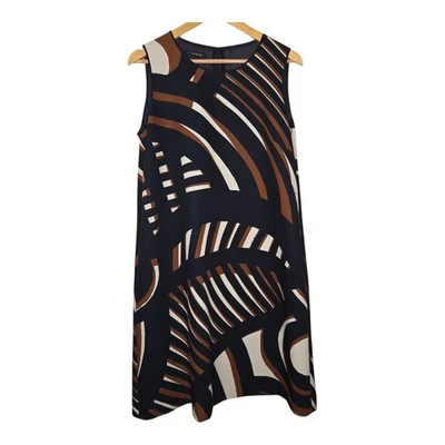 Lafayette 148 New York Womens Knee Length Palmer Shift Dress Large - Image 1 of 4