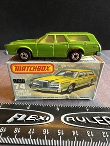 Matchbox Superfast 1978 Mercury Cougar Villager Station Wagon con caja #74 - Imagen 1 de 16