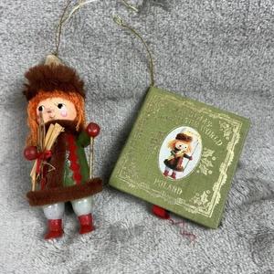 Vintage Sears Christmas Around the World Ornament mit Etikett 1979/1982 - Bild 1 von 12