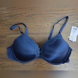 NEU Wild Fable 38C dunkelblau Super Push-Up Plunge BH - Bild 1 von 8