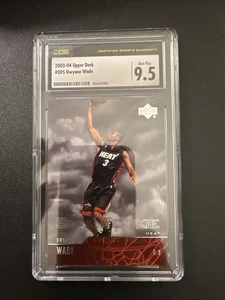 2003-04 Upper Deck - Dwyane Wade #305 RC Rookie CSG 9.5 Mint PLUS! Scharf! - Bild 1 von 2