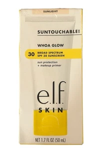 e.l.f. SKIN Suntouchable Whoa Glow SPF 30, Sunlight, 1.7 fl oz EXP 12/2025 - Picture 1 of 3