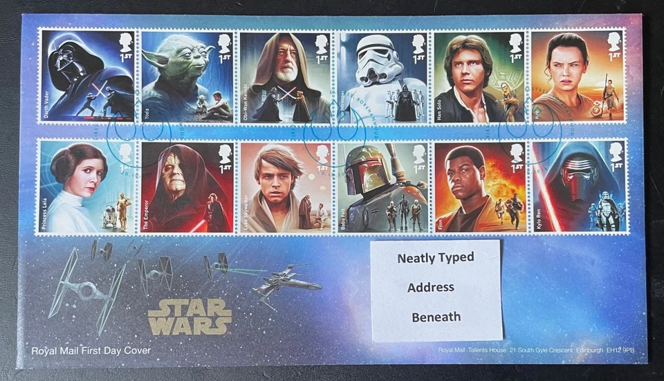 2015 Star Wars RM FDC.  With Borehamwood Special Handstamp - Image 1 of 1