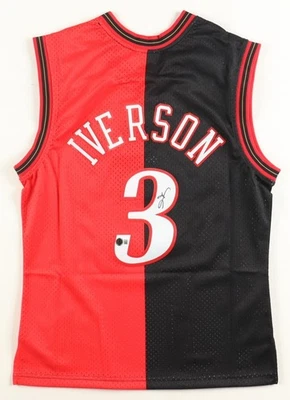 Allen Iverson Signed 76ers Mitchell & Ness Authentic Jersey (Beckett) - Image 1 of 3