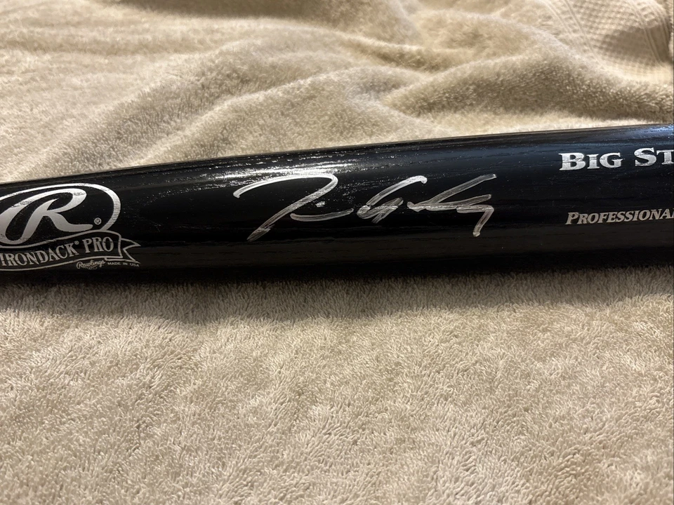 Tim Anderson AUTO Rawlings Adirondack Pro Big Stick Pro Schwartz COA MARLINS - Image 1 of 4