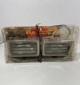 Pair of Per-Lux 500 Halogen Fog Driving Lights Jeep Truck Baja Off Road - Picture 1 of 8