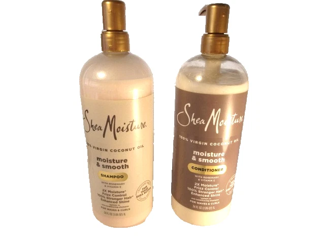 Shea Moisture 100% натуральное кокосовое масло с шампунем и кондиционером из розмарина 34 унц - Изображение 1 из 3