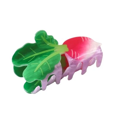 Radish Shape Hair Claw Clip Dopamine Fruit Non-Slip Hair Accessories 3.2" X 2... - Image 1 of 4