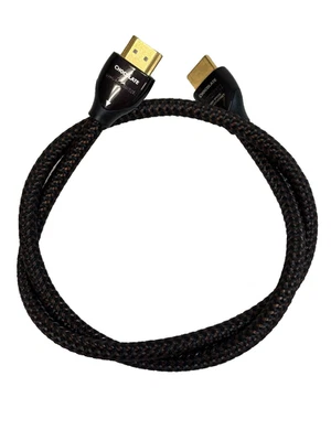 AudioQuest Chocolate HDMI Cable, 4k+HDR Braided Audio Video 2' Long -EACH-PreOwn - Image 1 of 4