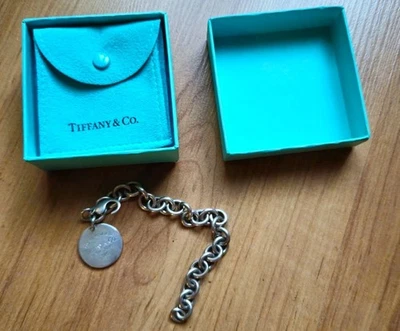 Braccialetto Tiffany argento 18 cm - Please return to Tiffany - Circle - Immagine 1 di 4