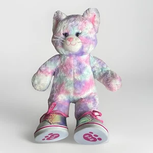 Build A Bear Workshop BABW Plush Pastel Swirl Kitty Cat 16" With Shoes - Picture 1 of 14