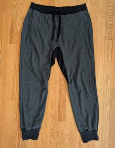 Pantalones deportivos Lululemon Performance grises con cordón XL para hombre  - Imagen 1 de 11