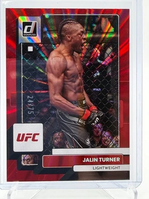 2023 Panini Donruss UFC Jalin Turner #142 Holo Red Laser /75 - Image 1 of 2