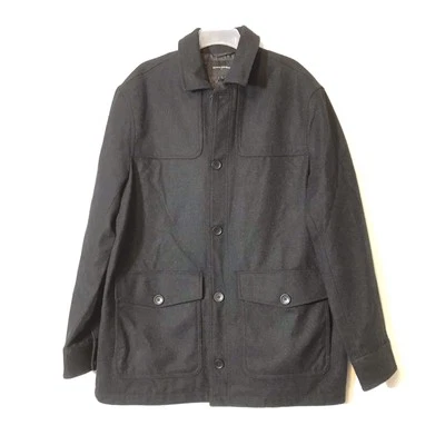 NWT Banana Republic Gray Wool Heritage Field Chore Barn Coat Mens XL - Image 1 of 4