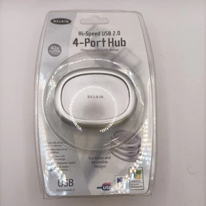 Belkin Hi-Speed USB 2.0 4-Port Hub New Sealed (03) - Picture 1 of 2